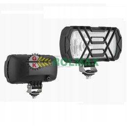 Halogen road headlight with grill hp1a 46940 w