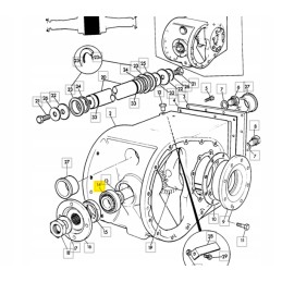JCB backhoe loader differential bearing