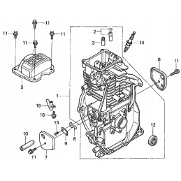 Honda gx100 gxr120 valve cover 12311 z0d 000