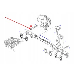 F946201100060 exhaust manifold sleeve