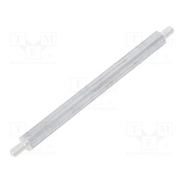 10 pcs x DREMEC - 434X65 - Screwed spacer sleeve, 65mm, Ext.thread: M3, hexagonal, aluminium