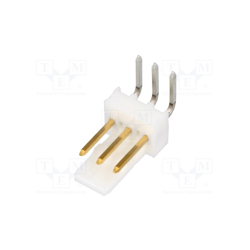 2 pcs x MOLEX - 22124032 - Socket, wire-board, male, KK 254, 2.54mm, PIN: 3, snapped-in, THT, 4A