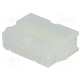 2 pcs x MOLEX - 39012141 - Plug, wire-wire, male, Mini-Fit Jr, 4.2mm, PIN: 14, w/o contacts