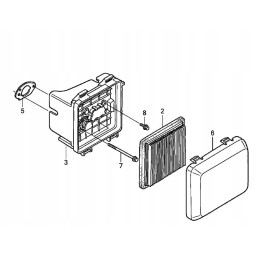 Honda gcv160 filter housing gasket 17228 zm0 00