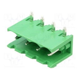 2 pcs x AMPHENOL ANYTEK - OQ0453510000G - Pluggable terminal block, 5.08mm, ways: 4, angled 90°, socket