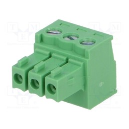 2 pcs x DEGSON ELECTRONICS - 15EDGK-3.5-03P-14-00AH - Pluggable terminal block, 3.5mm, ways: 3, straight, plug, female