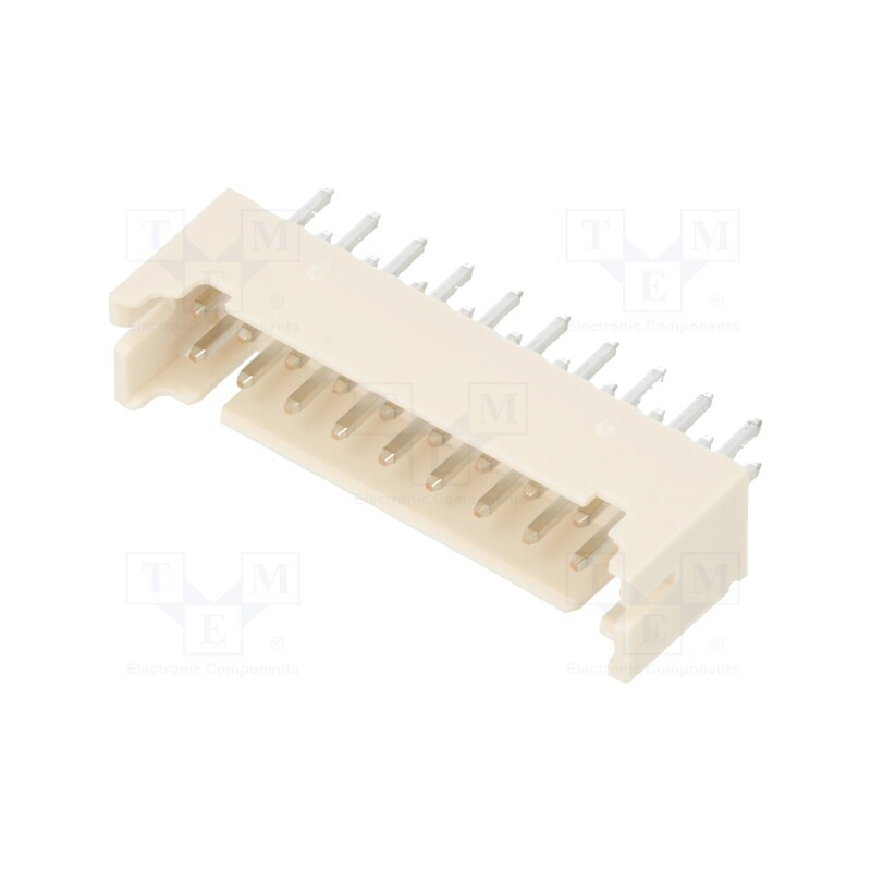 2 pcs x JST - B20B-PHDSS (LF)(SN) - Socket, wire-board, male, PHD, 2mm, PIN: 20, THT, tinned, Layout: 2x10