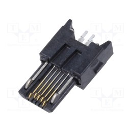 2 pcs x HIROSE - ZX40-B-5S-UNIT(31) - Plug, USB B micro, ZX, for cable, soldering, PIN: 5, straight