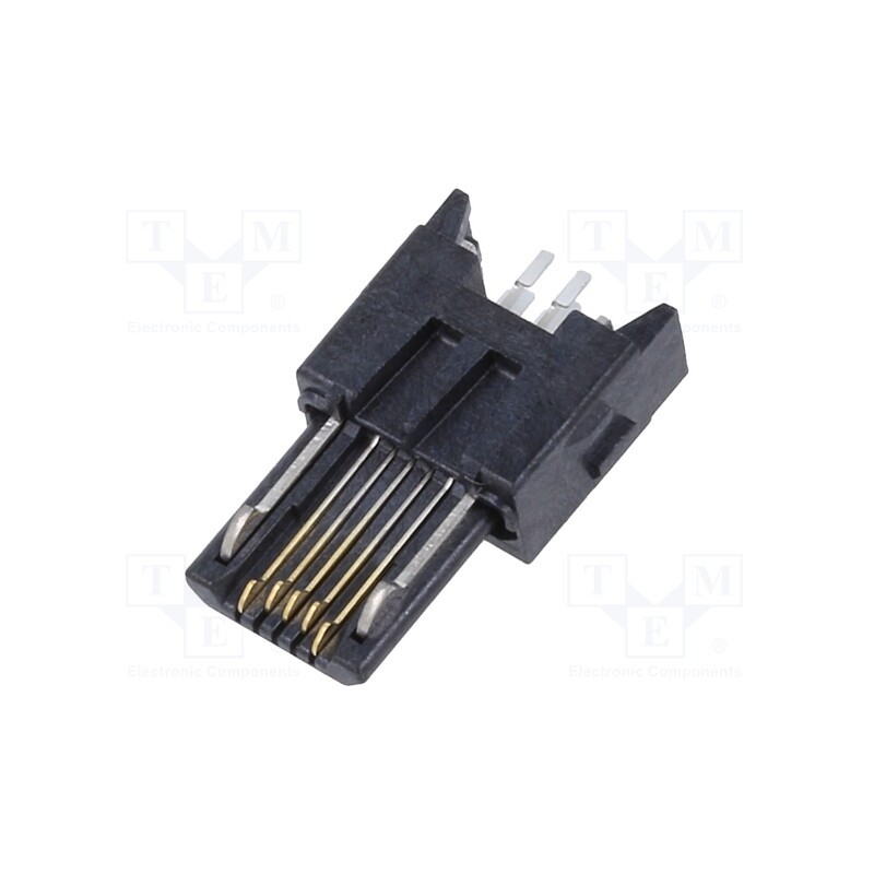 2 pcs x HIROSE - ZX40-B-5S-UNIT(31) - Plug, USB B micro, ZX, for cable, soldering, PIN: 5, straight