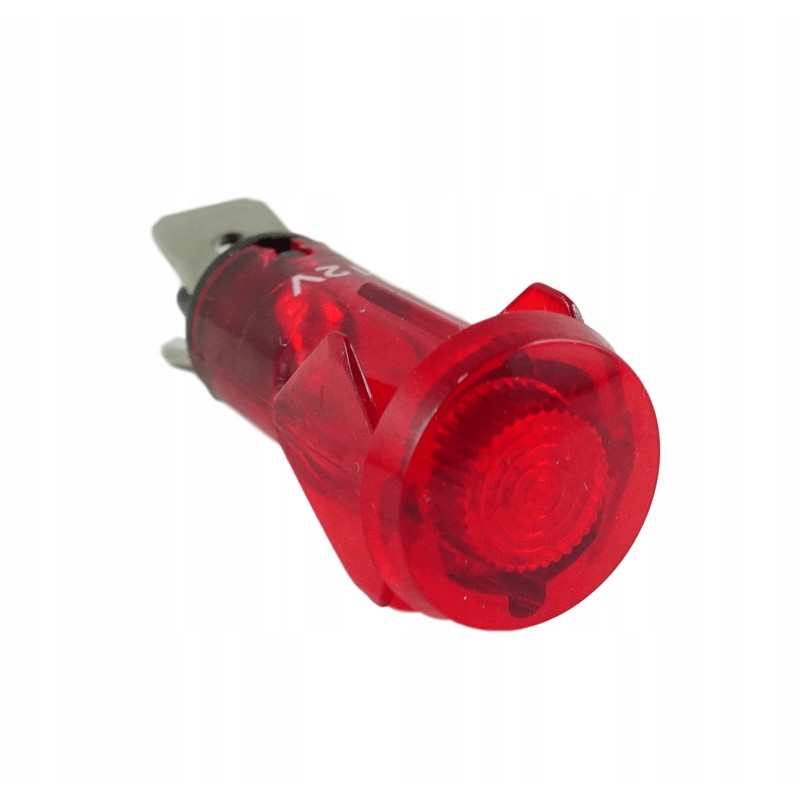 Small red indicator light, 12v, 10mm hole