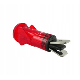 Small red indicator light, 12v, 10mm hole