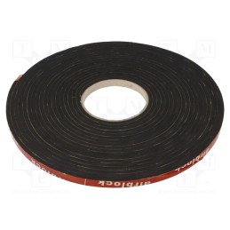 10 m x ROZTOCZE - USPE-10.05 - Gasket, EPDM, Thk: 5mm, black, L: 10m, W: 10mm