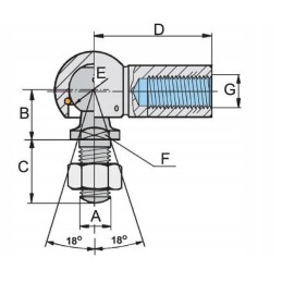 Ca98520 M8 gas actuator tip