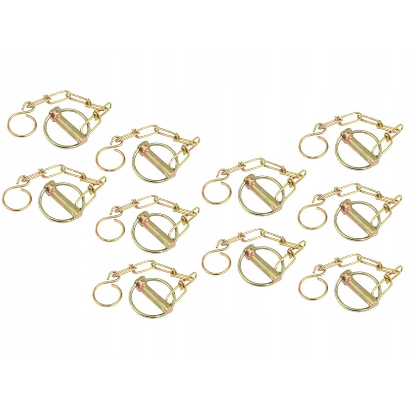 Set of 10 cotter pins with lances 000468