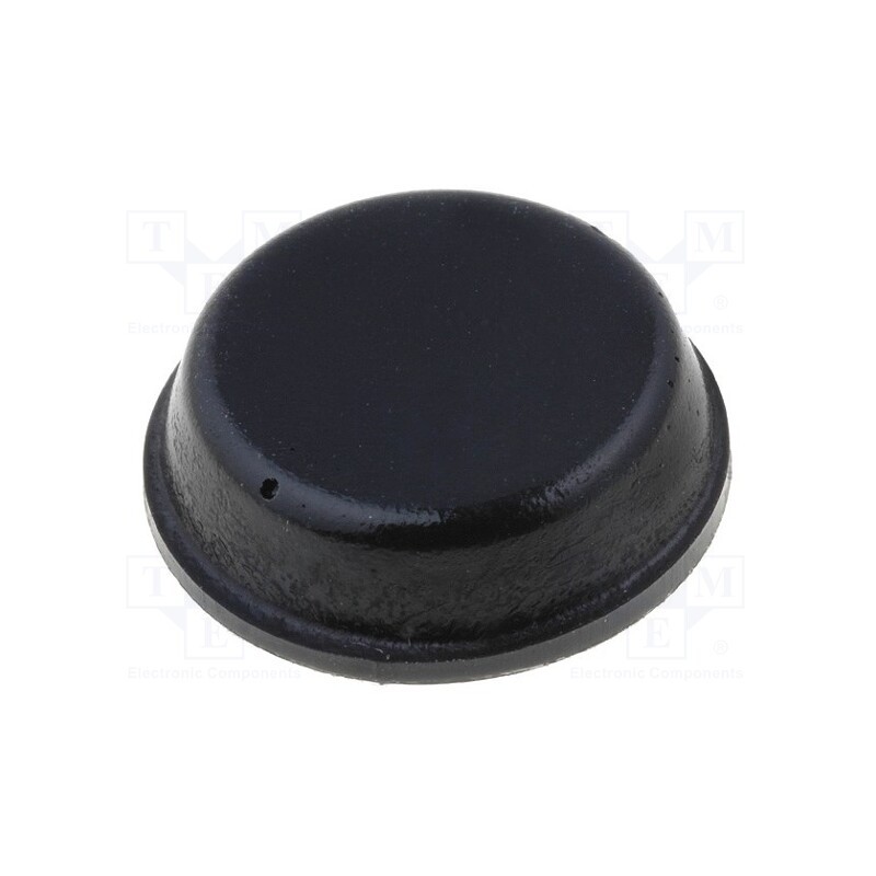 10 pcs x ESSENTRA - RBS-1BK - Self-adhesive foot, Ø: 12.7mm, H: 3.5mm
