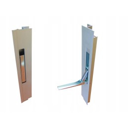 Vertical lock for aluminum side wall h600 pl