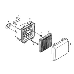 Honda gcv filter base 17220 zm0 030
