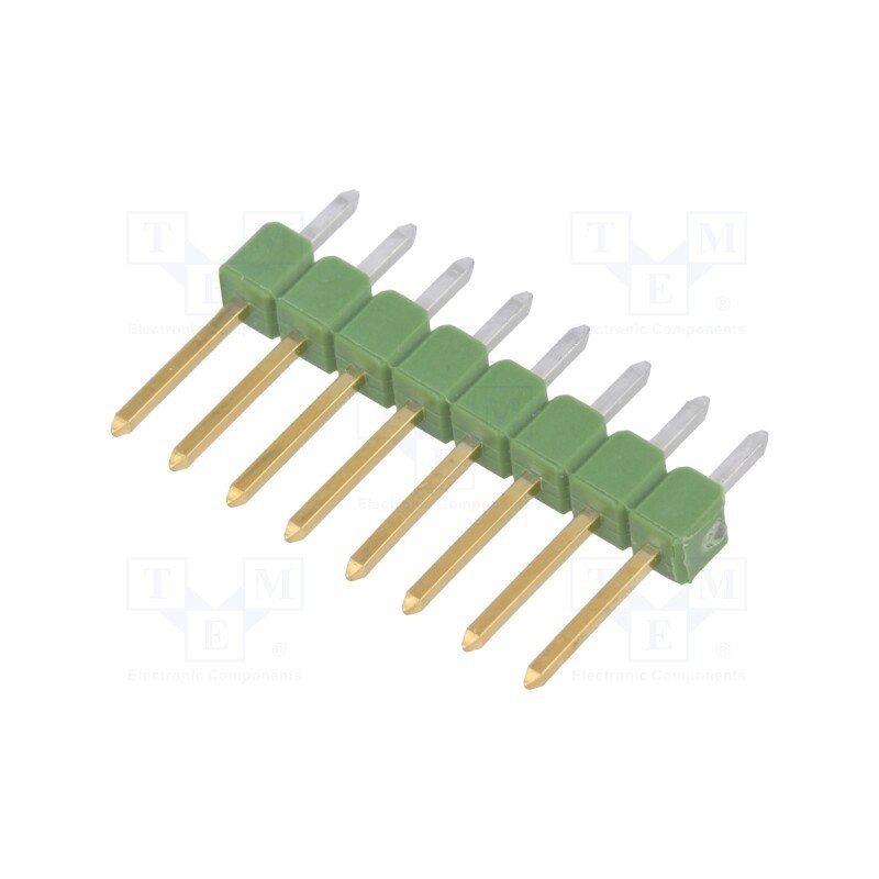 2 pcs x TE Connectivity - 826629-8 - Pin header, pin strips, AMPMODU MOD II, male, PIN: 8, straight
