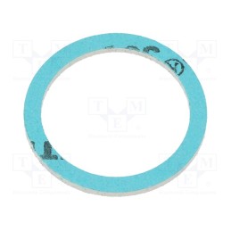 10 pcs x HUMMEL - 1.325.1300.20 - Gasket, composite, Thk: 1.5mm, Øint: 20.4mm, Øout: 25mm, PG13,5