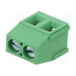 2 pcs x AMPHENOL ANYTEK - VI0221550000G - PCB terminal block, ways: 2, straight, terminal, on PCBs, 300V, 16A