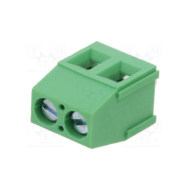 2 pcs x AMPHENOL ANYTEK - VI0221550000G - PCB terminal block, ways: 2, straight, terminal, on PCBs, 300V, 16A