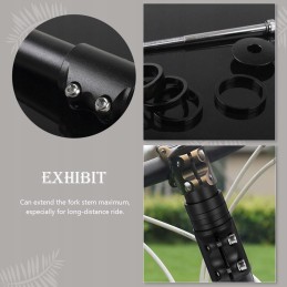 2pcs bicycle handlebar alloy risers