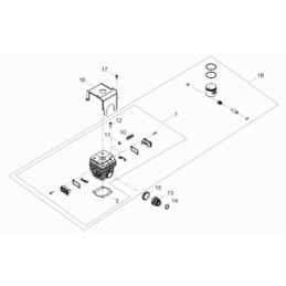 Wacker bts630 bts635 cylinder gasket 0213582