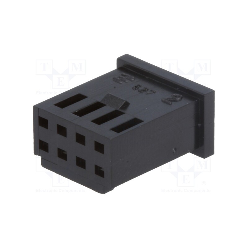 2 pcs x TE Connectivity - 280365 - Plug, wire-board, female, AMPMODU MOD II, 2.54mm, PIN: 8, for cable