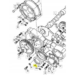 Crankshaft seal jcb 02 101435 oem