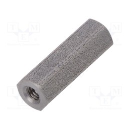 10 pcs x DREMEC - 142X15 - Screwed spacer sleeve, 15mm, Int.thread: M2,5, hexagonal