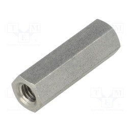 10 pcs x DREMEC - 148X25 - Screwed spacer sleeve, 25mm, Int.thread: M5, hexagonal