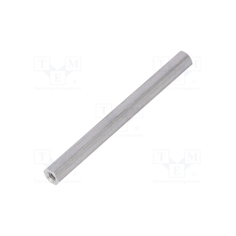 10 pcs x DREMEC - 134X60 - Screwed spacer sleeve, 60mm, Int.thread: M3, hexagonal, aluminium