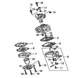 Honda gx22 35 carburetor cap 16032 zm3 004