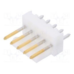 2 pcs x MOLEX - 22112052 - Socket, wire-board, male, KK 254, 2.54mm, PIN: 5, THT, gold-plated