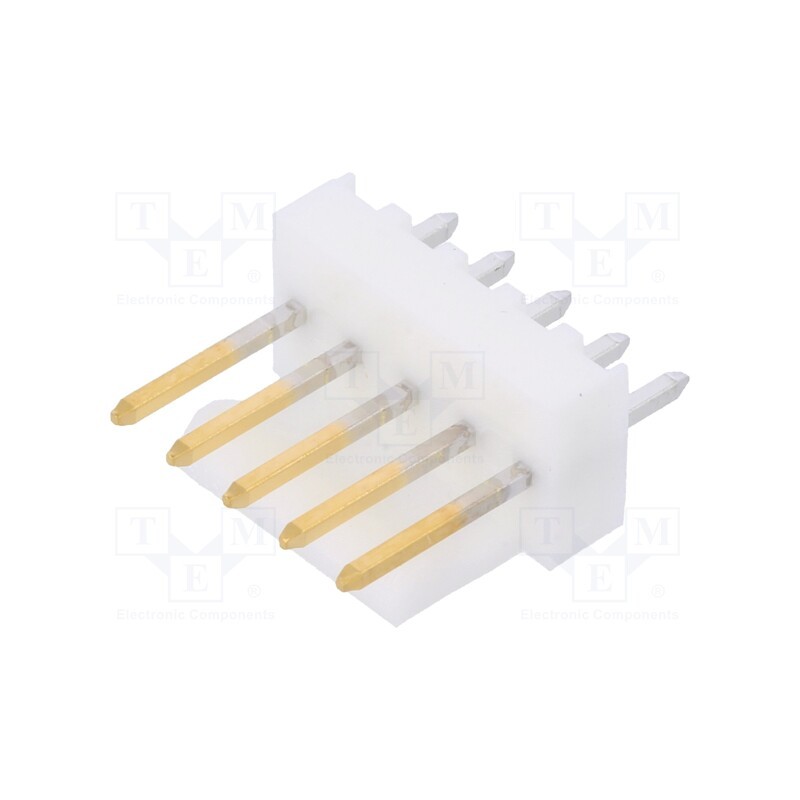 2 pcs x MOLEX - 22112052 - Socket, wire-board, male, KK 254, 2.54mm, PIN: 5, THT, gold-plated