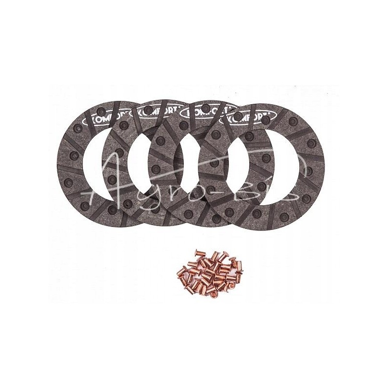 Set of Ham Deutz linings 4 pcs 228x150x4 7 0875 0