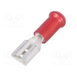 2 pcs x TE Connectivity - 9-160483-5 - Terminal: flat, 4.8mm, 0.8mm, female, 0.5÷1.5mm2, crimped, tinned