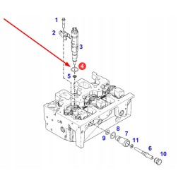 F836200710140 injector sealing ring