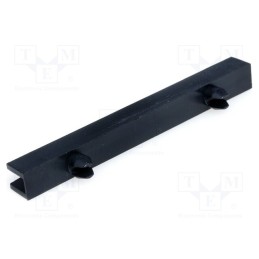 10 pcs x FIX&FASTEN - BCG-250 - Guide, polyamide, L: 63.5mm, Mounting: push-in, Holes pitch: 38.1mm