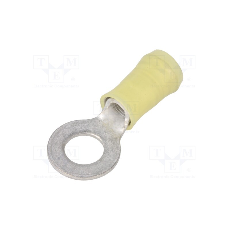 2 pcs x TE Connectivity - 165034 - Tip: ring, M6, Ø: 6.7mm, 3÷6mm2, crimped, for cable, insulated