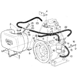 Hatz e573 e673 fuel filler cap 40032611