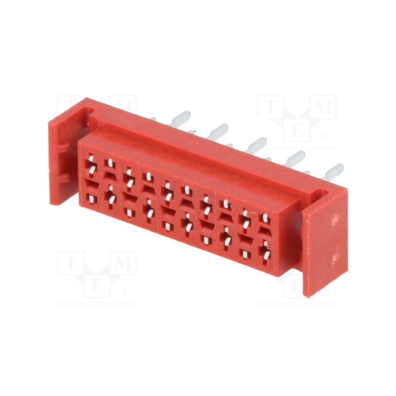 2 pcs x Amphenol Communications Solutions - TMM-4-L-10-2 - Wire-board, socket, female, PIN: 10, THT, on PCBs, 30V, 1A, -40÷105°C