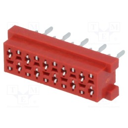 2 pcs x Amphenol Communications Solutions - TMM-4-0-10-2 - Wire-board, socket, female, PIN: 10, THT, on PCBs, 30V, 1A, -40÷105°C