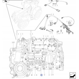Solenoid valve new holland steyr cnh 192300240001