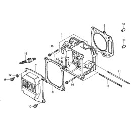 Honda gxv120 cover gasket 12391 ze7 m10