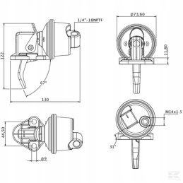 J928143kr fuel pump feeding Kramp case