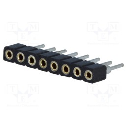 2 pcs x CONNFLY - DS1002-02-1*8BT1F6 - Socket, pin strips, female, PIN: 8, low profile,turned contacts