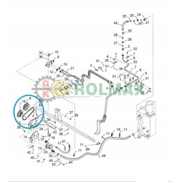 Air conditioning belt new holland tx csx 80754165