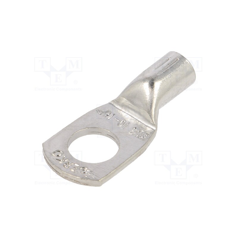 2 pcs x ERKO - KCS_10-16/1 - Tip: ring tube, M10, 16mm2, crimped, for cable, tinned, copper