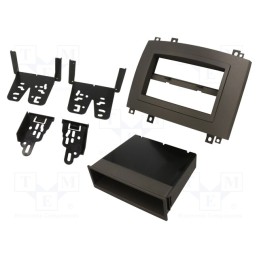 1 pcs x METRA - 99-2006G - Radio frame, Cadillac, 1 DIN,2 DIN, grey